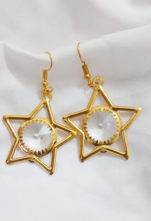 Star Earrings golden