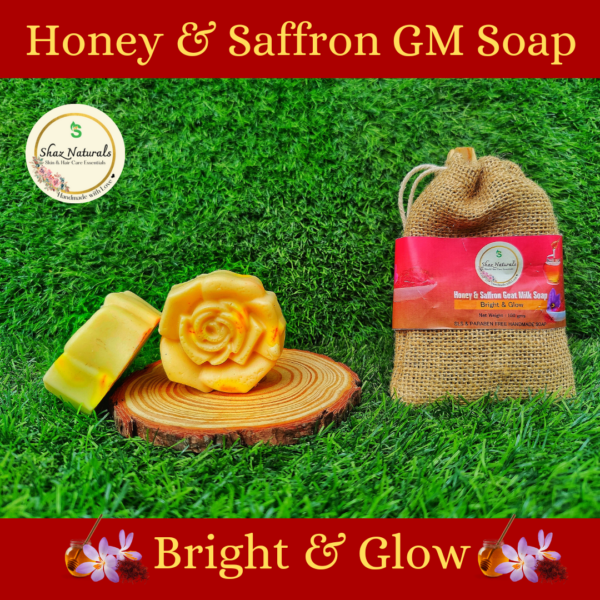 Honey & Saffron Goat Milk Soap