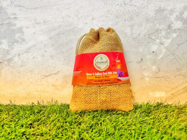 Honey & Saffron Goat Milk Soap - Image 3
