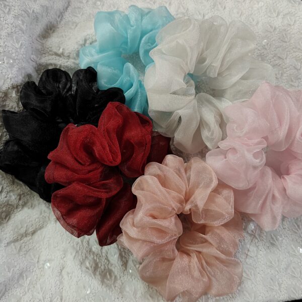 Organza scrunchies