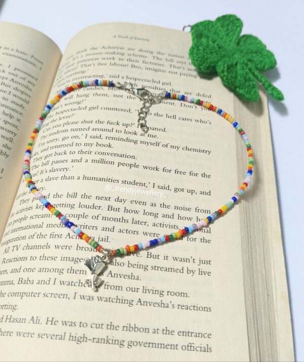 Beaded Rose Necklace