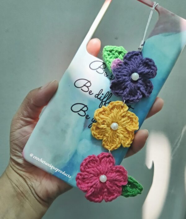 Crochet Floral Phone / Bag Charm