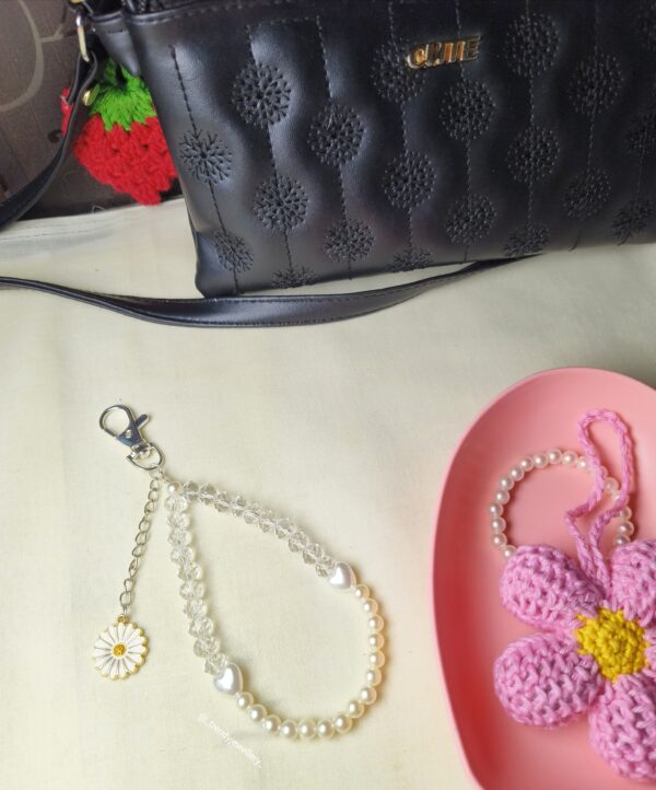 Crystal beads Keychain/ Bag Charm - Image 3