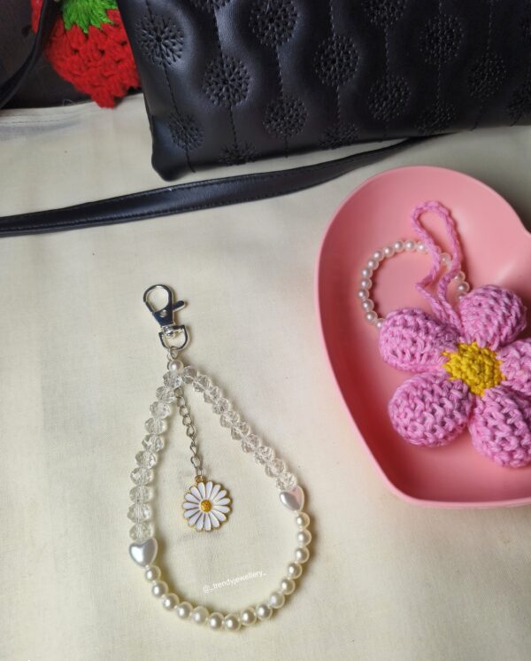 Crystal beads Keychain/ Bag Charm - Image 2