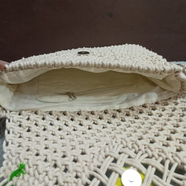 Sling Bag - Off White - Image 5