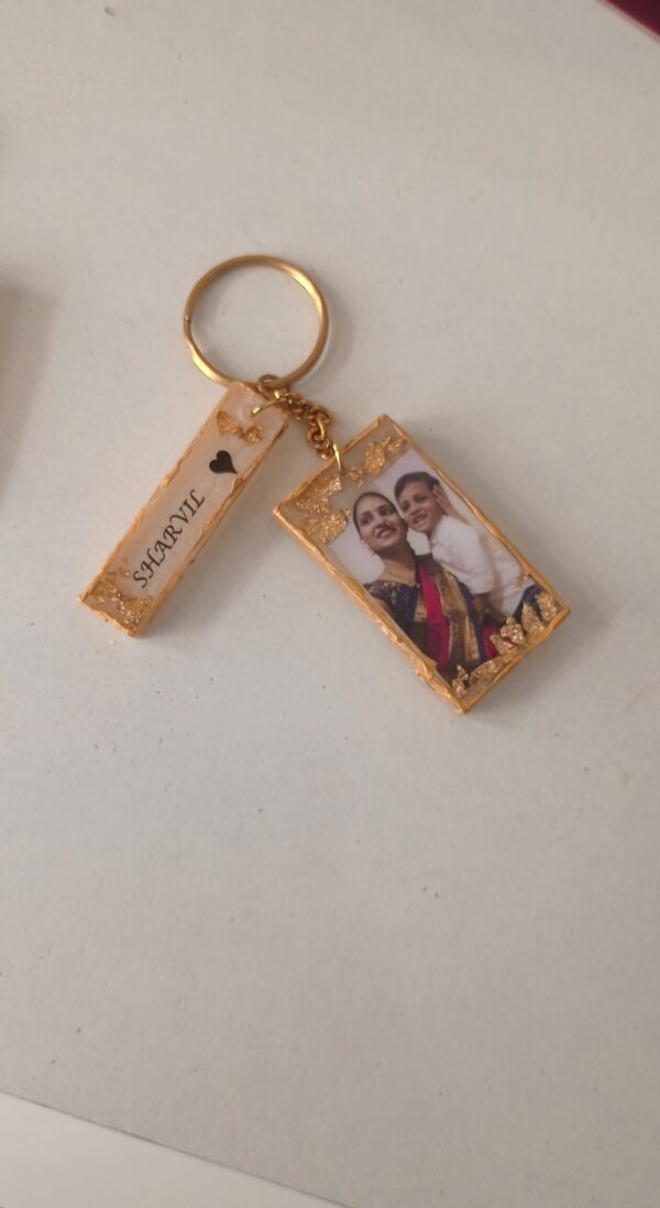 Customized Photo Resin keychain