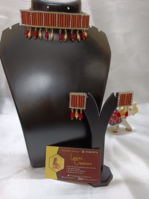 Bridal Double color Choker set