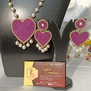 Heartbeat Pendant Set design 2