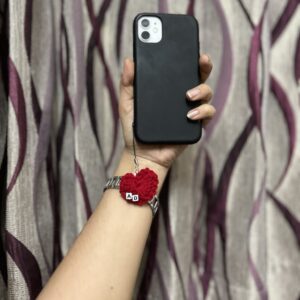 Heart Phone Charm with Initials