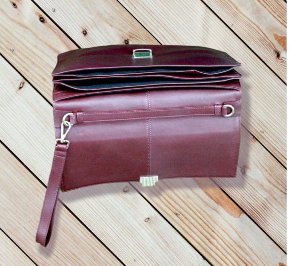 Leather Messenger Bag - Image 3