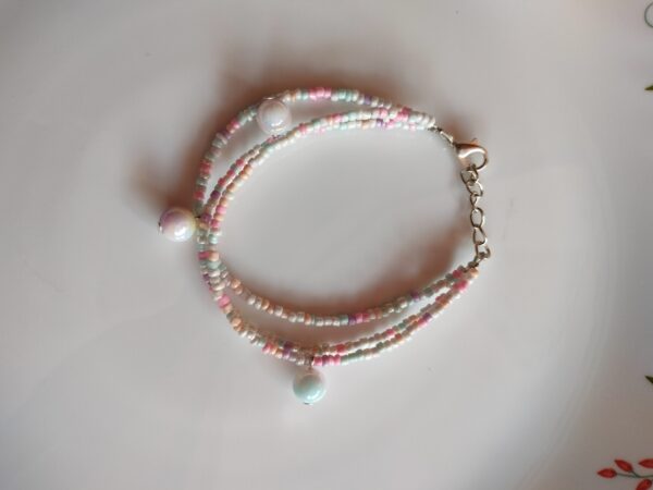 Three layer bracelet
