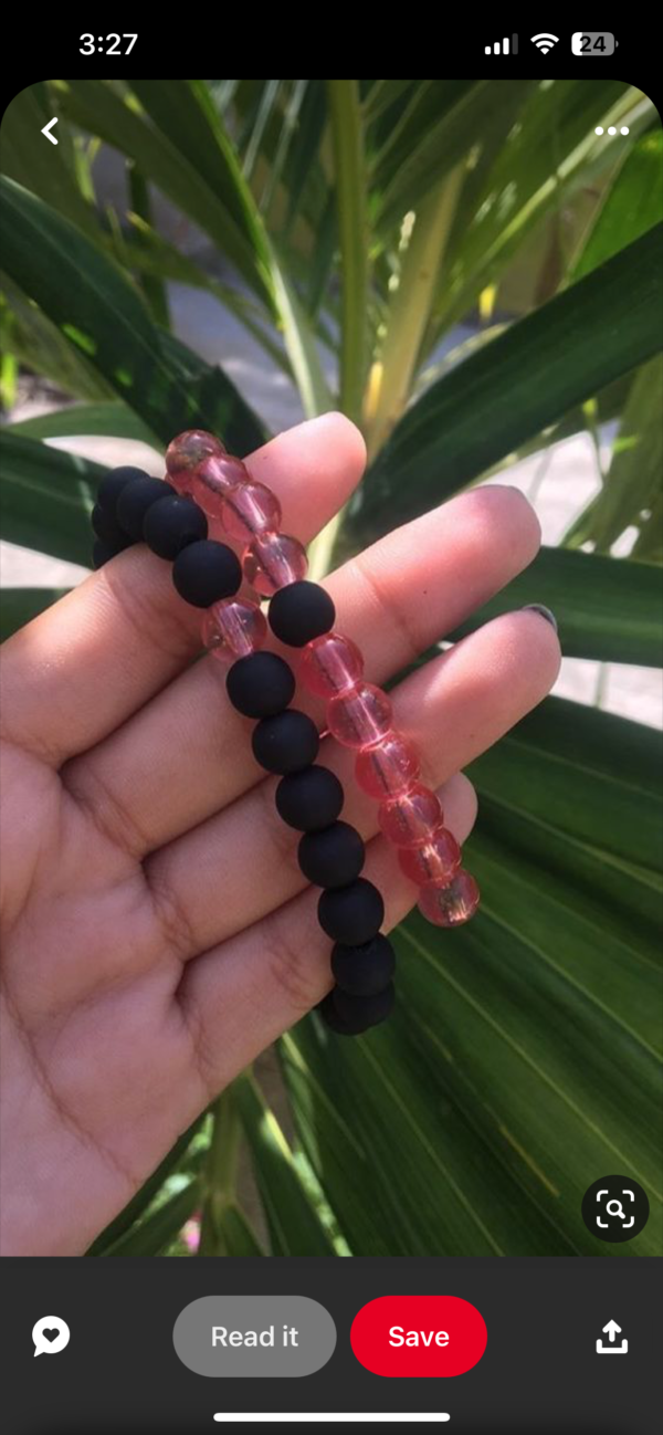Couple bracelet with best quality beads - Image 2