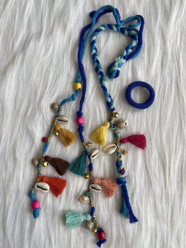 Zippy Flora Boho Colourful Hair String (Blue) - Image 2