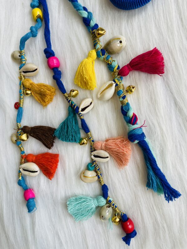 Zippy Flora Boho Colourful Hair String (Blue) - Image 5