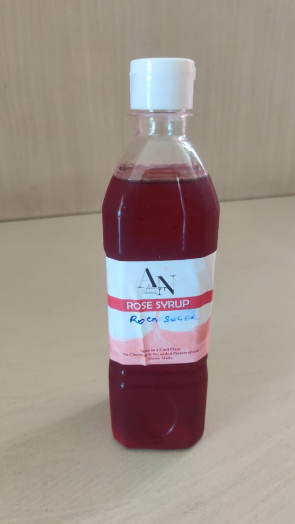 Rose Syrup with rock sugar - Image 2