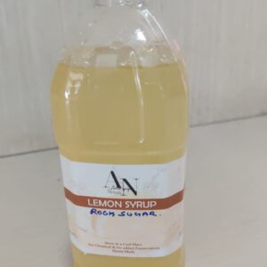 Lemon syrup with rock sugar