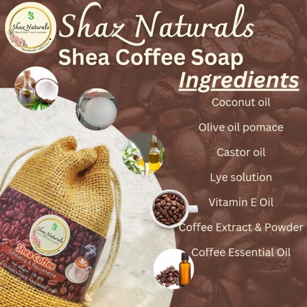 Shea Coffee Soap - Image 5