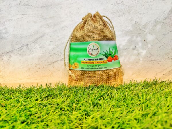 Aloevera Neem and Turmeric Soap - Image 3