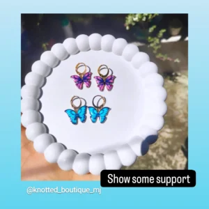 Butterfly earring