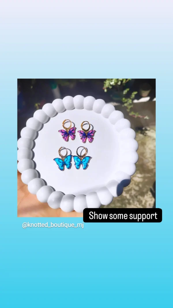 Butterfly earring
