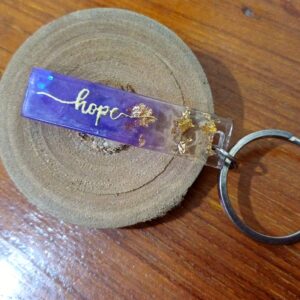 Resin keychain