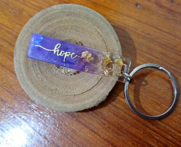 Resin keychain