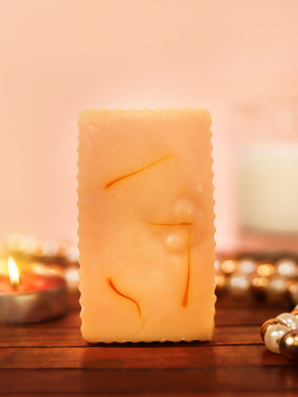 Goatmilk soap with Saffron