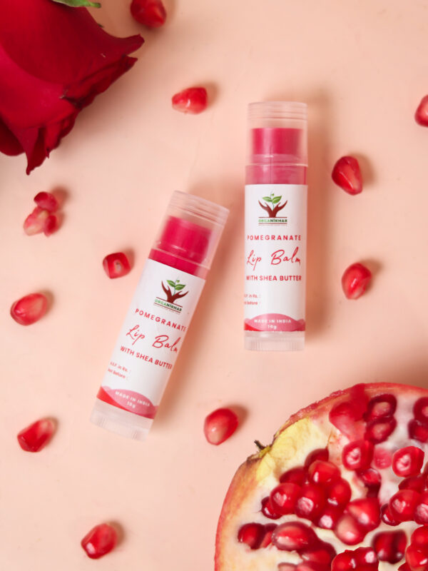 Pomegranate Lip Balm with Shea Butter