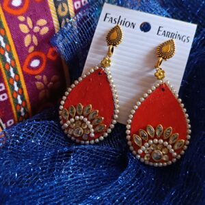 Light weight Red Earrings