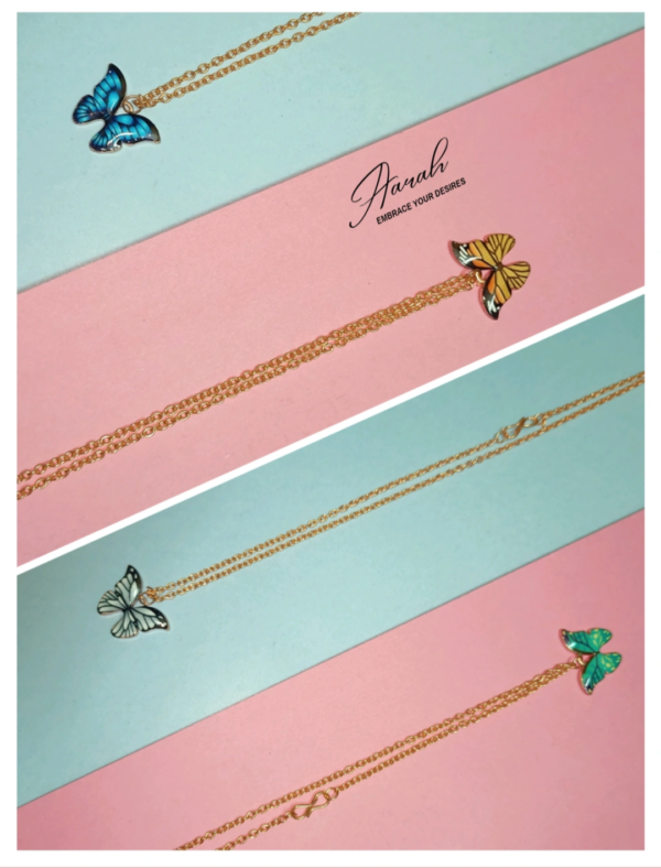 Cute Butterfly Pendant necklace - Image 5