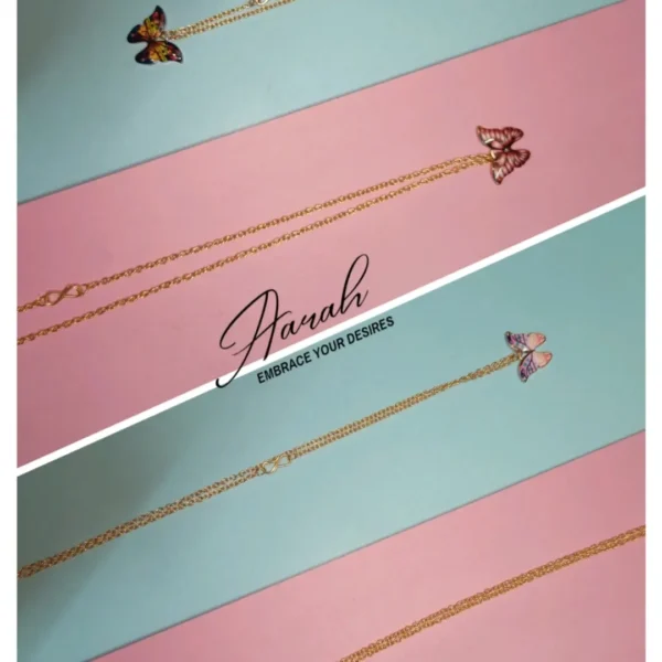 Cute Butterfly Pendant necklace