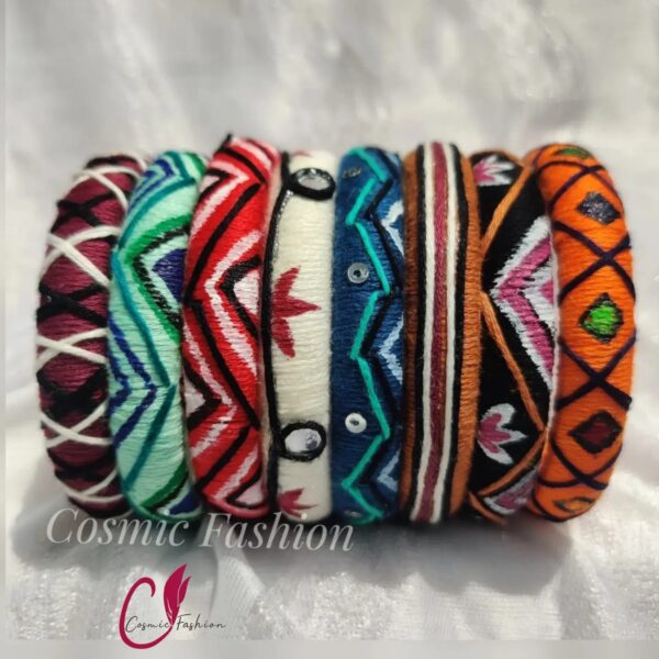 Multi-color Thread bangles