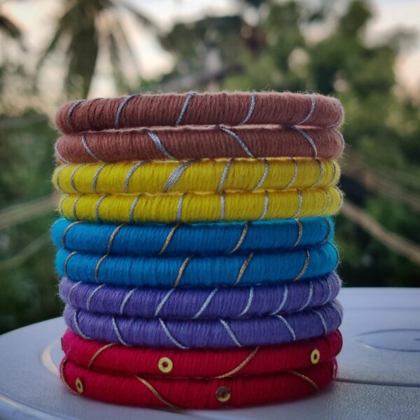 Cotton Thread Bangles for Women