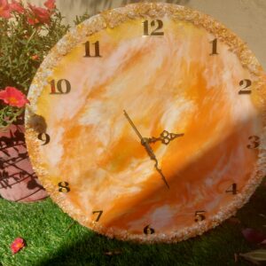 Resin wall clock