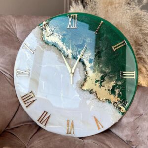 Resin wall clock