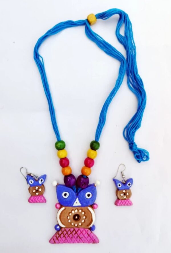 Terracotta Blue Jewel Set - Image 4
