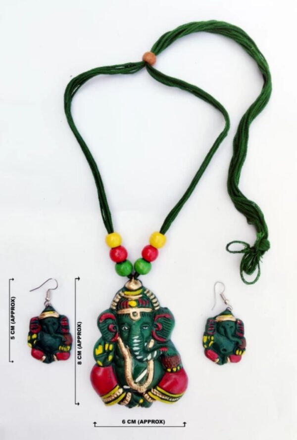 ganesha terracotta jewelry