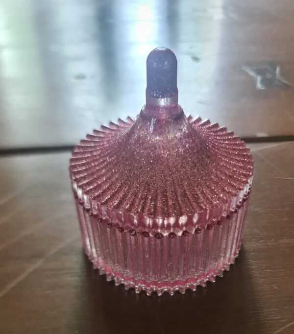 Crystal Clear Glass  Jar with lid