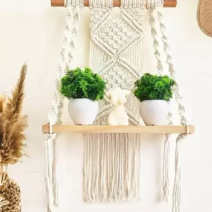 Macrame Wall Hanging Shelf
