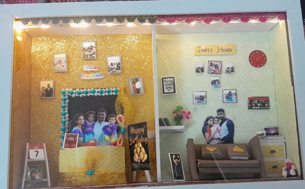Miniature Shadow Box - Anniversary Gift - Image 3