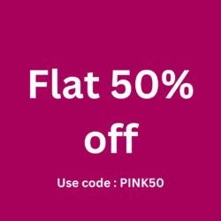 flat 50% off