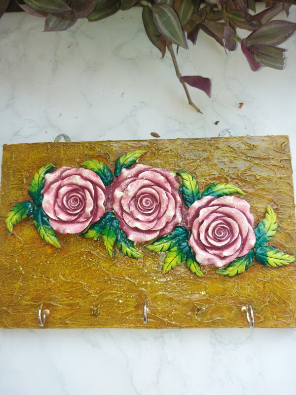 3d Floral key holder