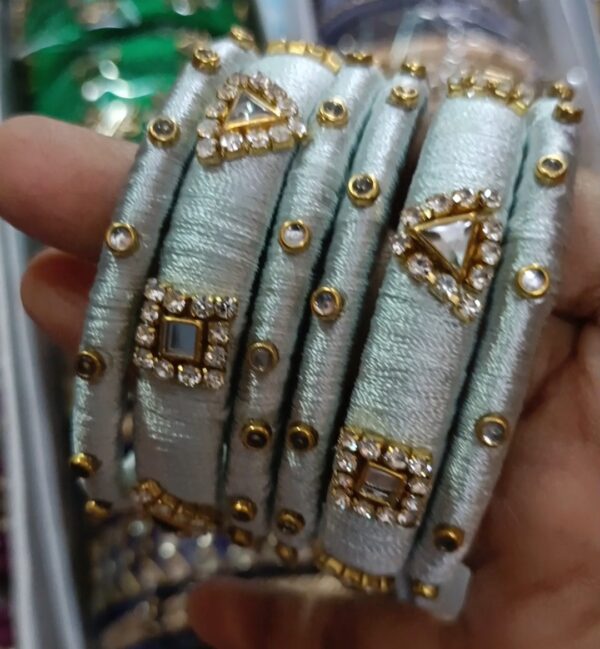 Thread bangle