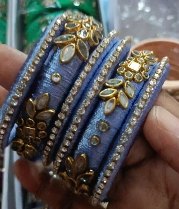 Silk thread bangles