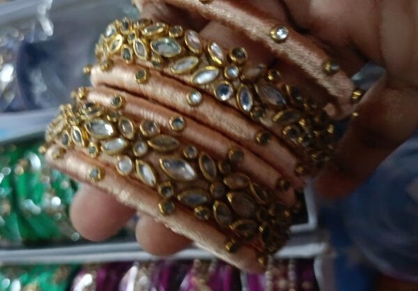 Silk thread bangles for Women