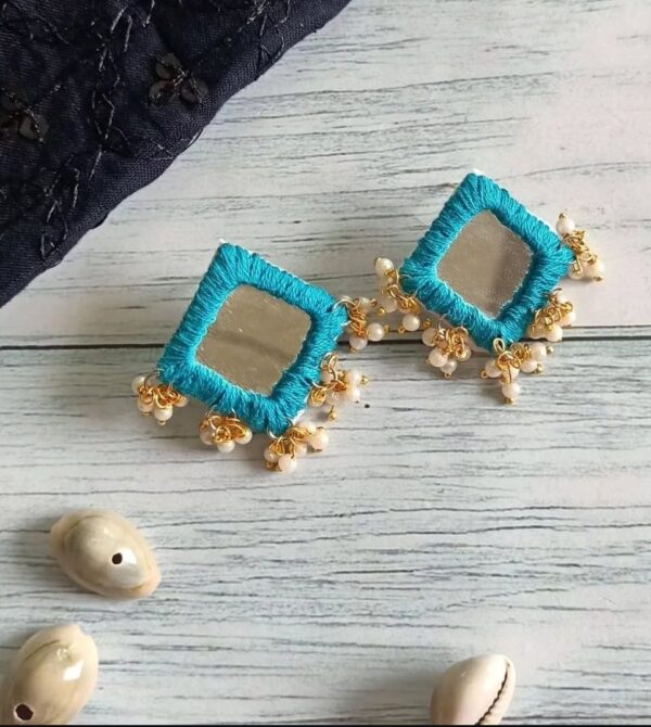 mirror earrings