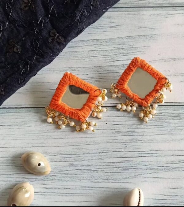 mirror earrings
