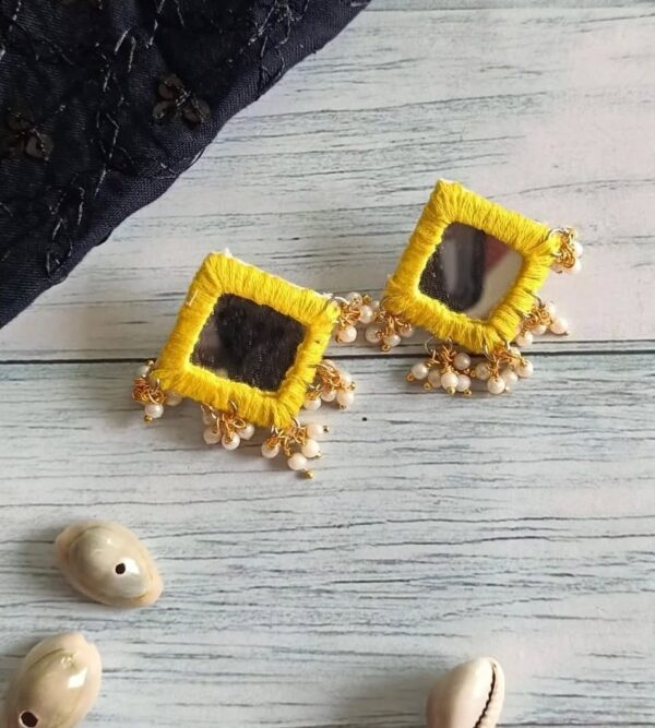 mirror earrings