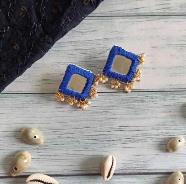 mirror earrings