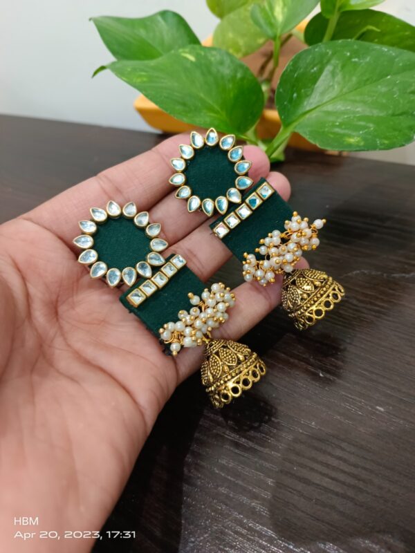 fabric earrings